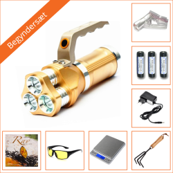 Ravlygte | Begyndersæt | Amber Eye Gold 30W