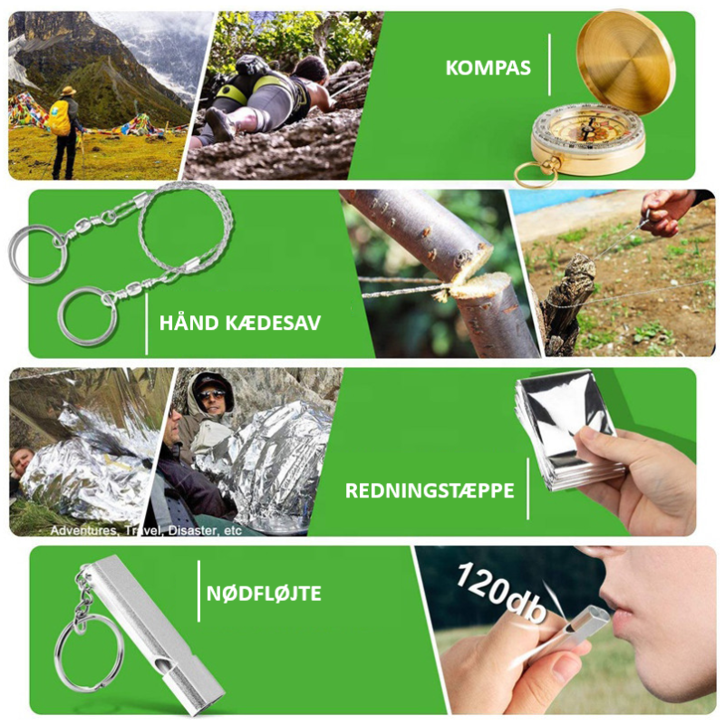 Survival kit - Treasurehunter.dk