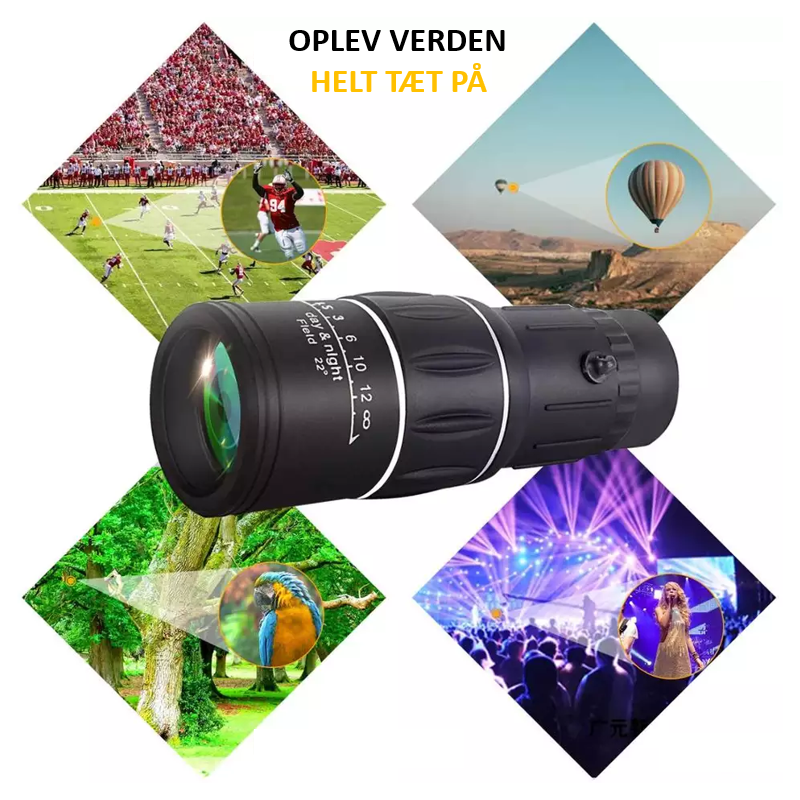 GLOBUZ, F1 16x52 m/ tripod | Monokikkert - Treasurehunter.dk