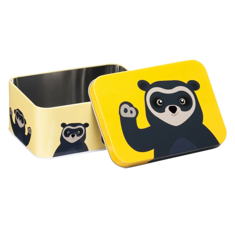 Blafre aflang tin boks - Treasurehunter.dk