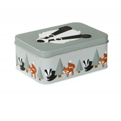 Blafre aflang tin boks - Treasurehunter.dk