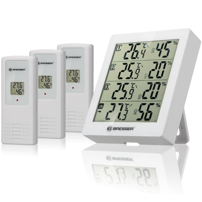 Bresser vejrstation Quadro - Treasurehunter.dk