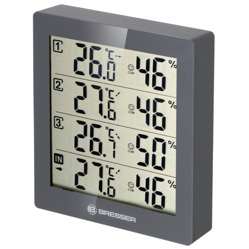 Bresser vejrstation Quadro - Treasurehunter.dk