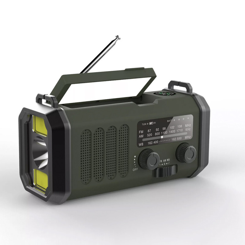 Globuz - Nødradio m/ Powerbank 10.000mAh
