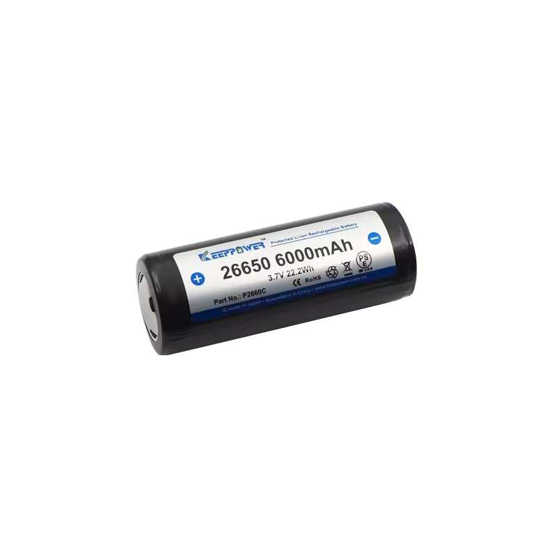 6000 mAh 26650 batteri fra KeepPower