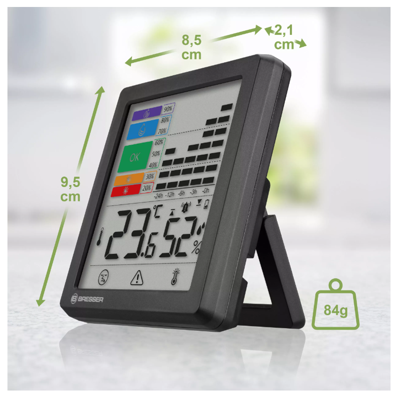BRESSER Termo-Hygrometer - Treasurehunter.dk