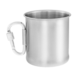 Mil-Tec 250 ml krus i rustfrit stål - Treasurehunter.dk