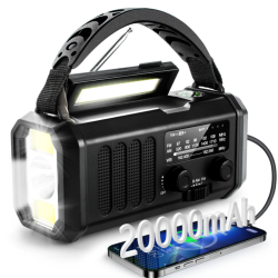 Globuz - Nødradio m/ Powerbank 20.000mAh