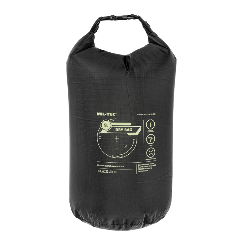 MIL-TEC Drybag 5L - Treasurehunter.dk