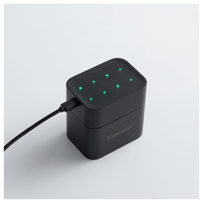 8 Stk. Genopladelige AA batterier inkl. oplader
